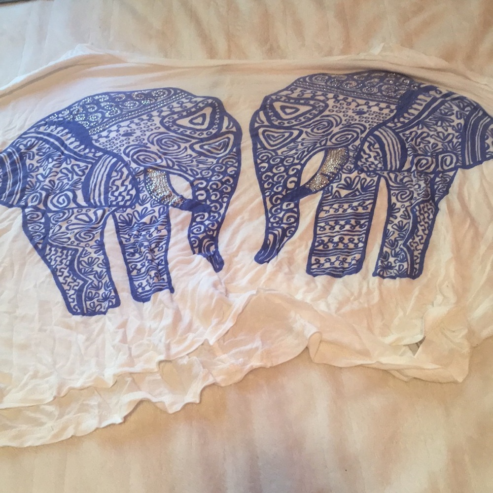 elephant crop top